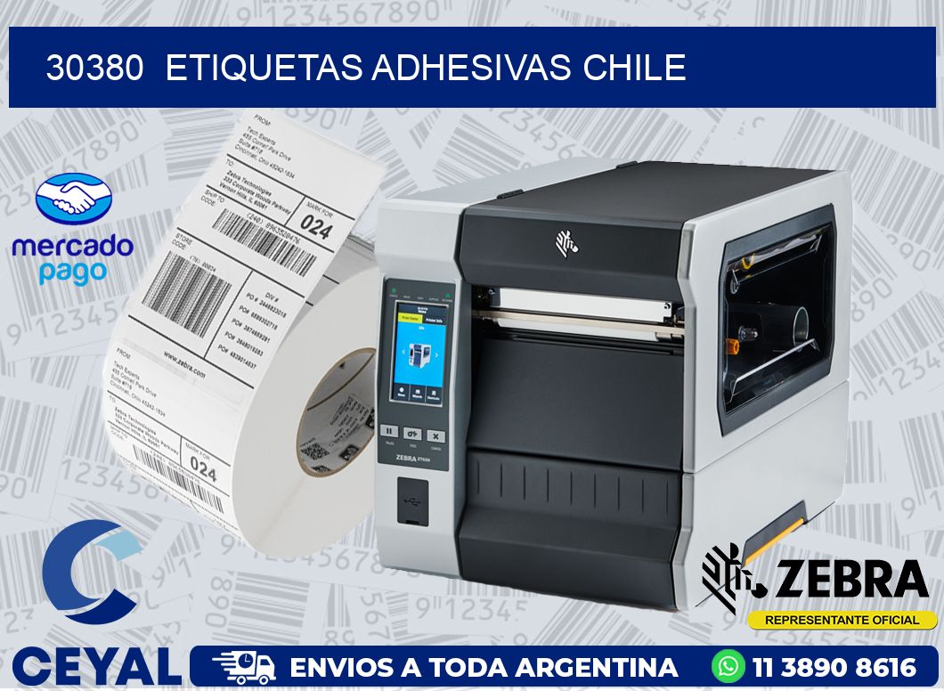 30380  ETIQUETAS ADHESIVAS CHILE