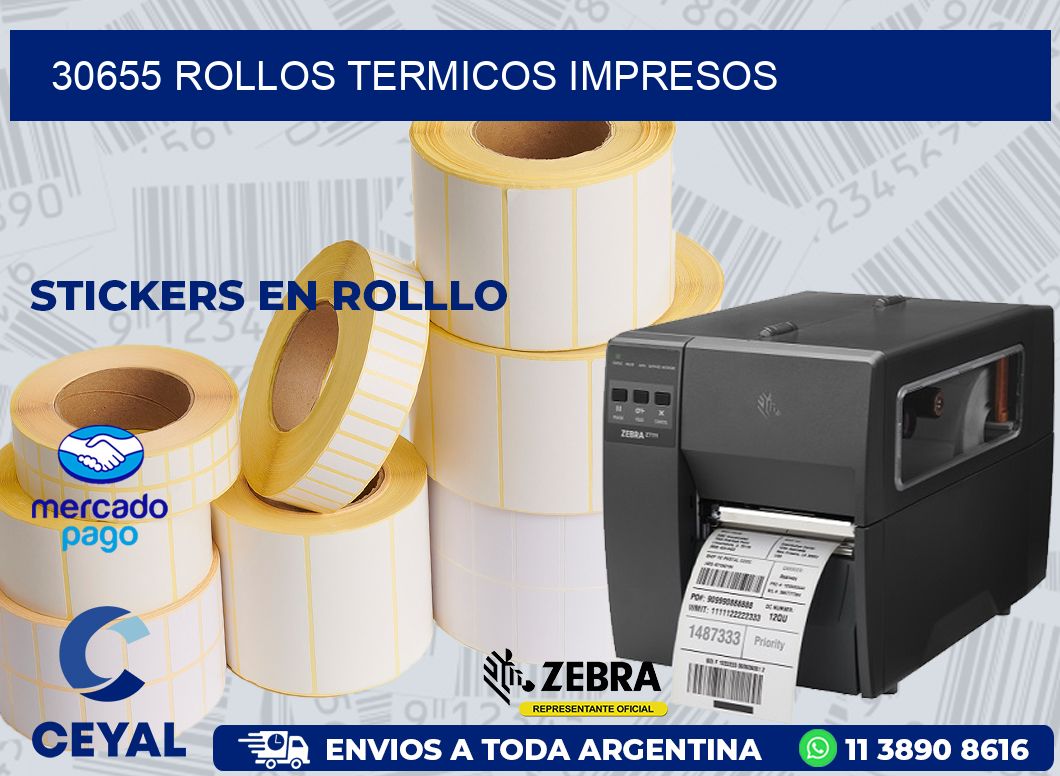 30655 ROLLOS TERMICOS IMPRESOS