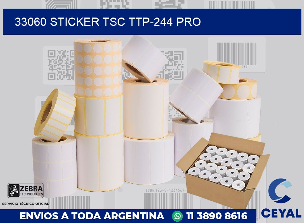 33060 STICKER TSC TTP-244 PRO