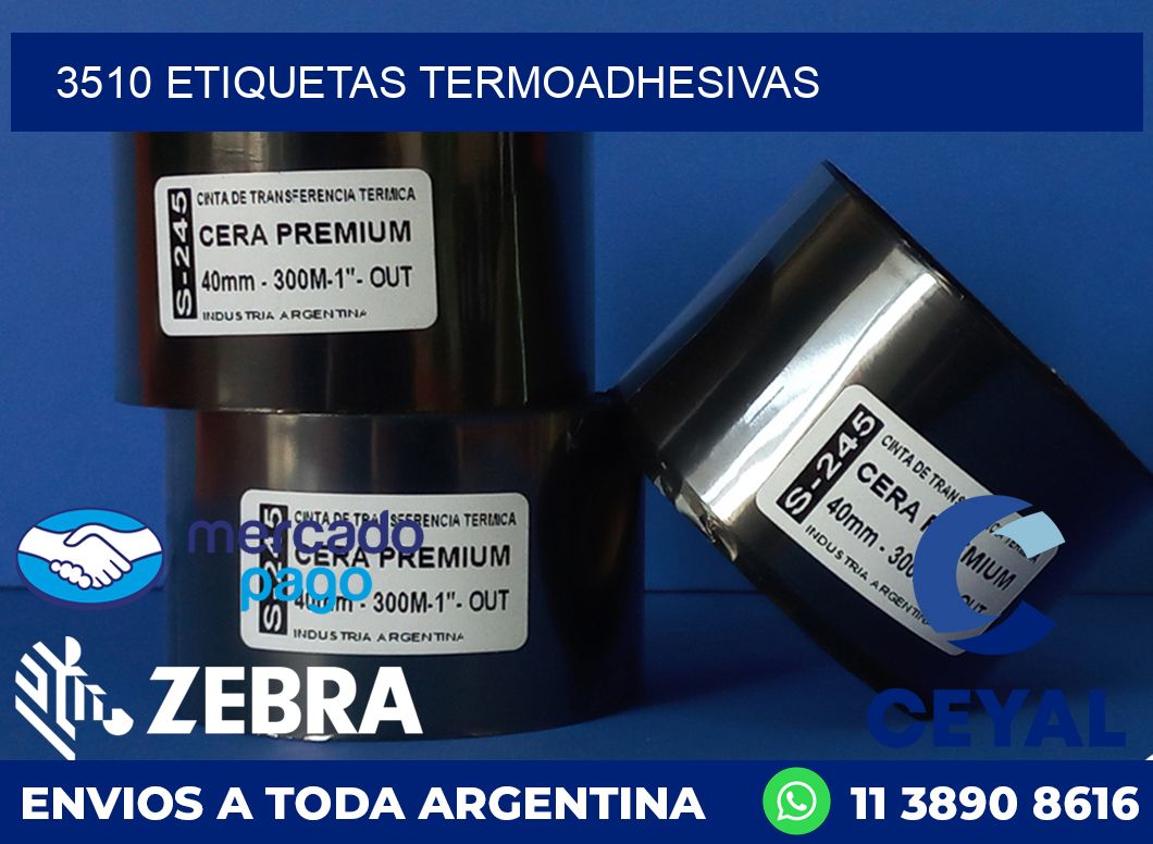 3510 ETIQUETAS TERMOADHESIVAS