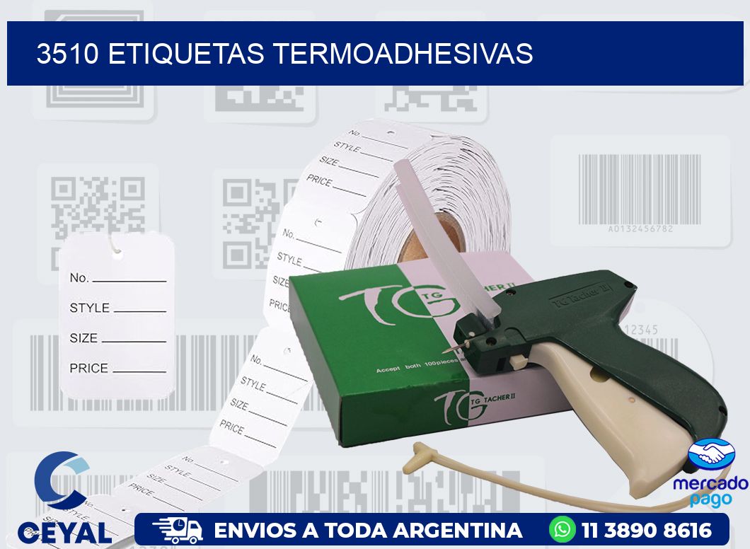 3510 ETIQUETAS TERMOADHESIVAS