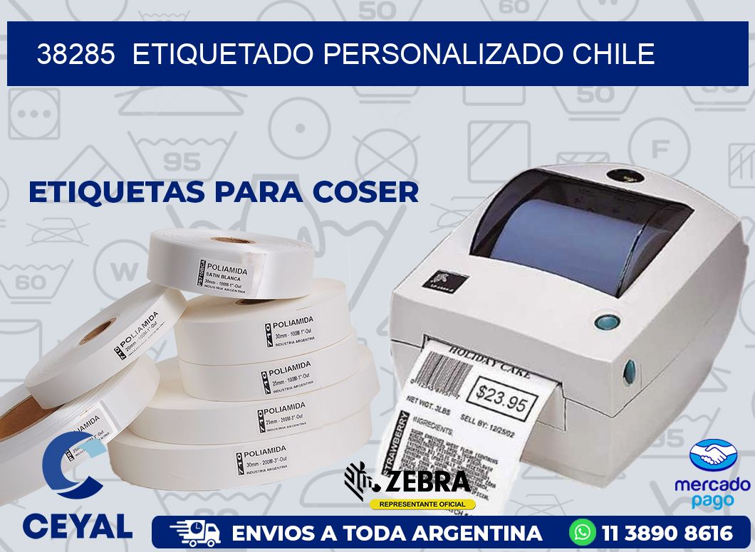 38285  ETIQUETADO PERSONALIZADO CHILE