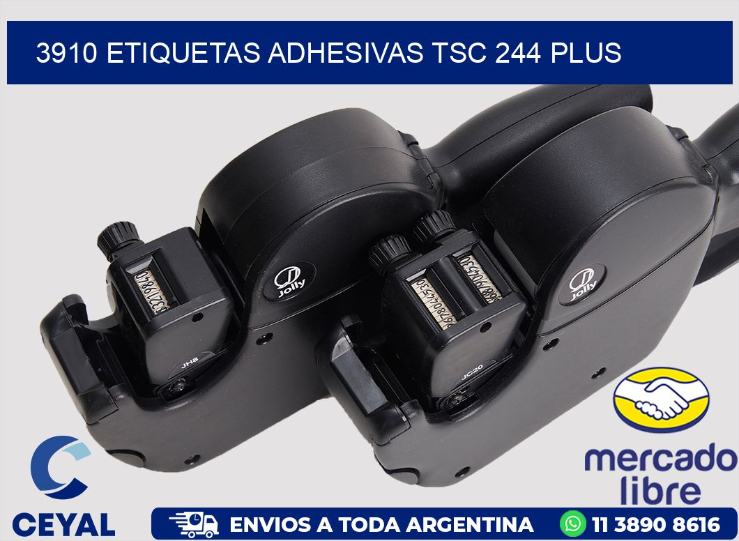 3910 ETIQUETAS ADHESIVAS TSC 244 PLUS