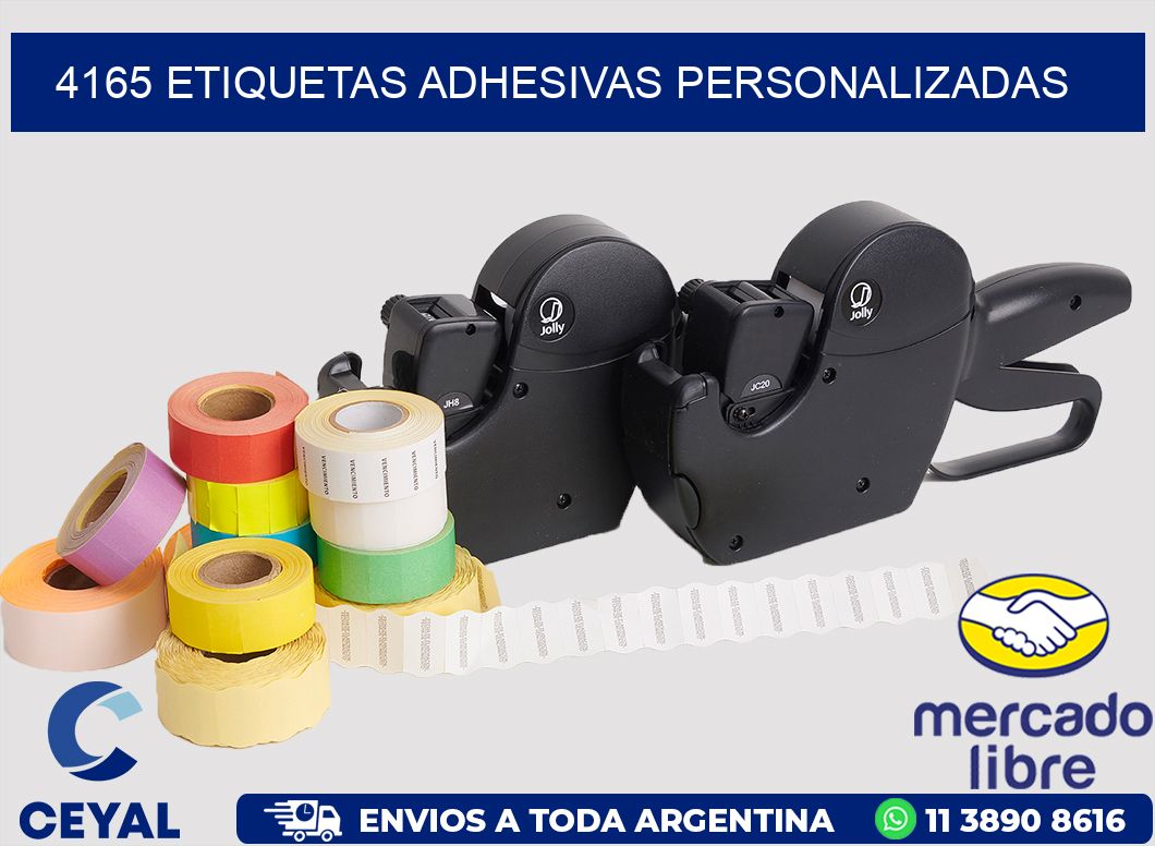 4165 ETIQUETAS ADHESIVAS PERSONALIZADAS