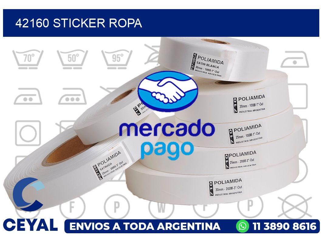 42160 STICKER ROPA