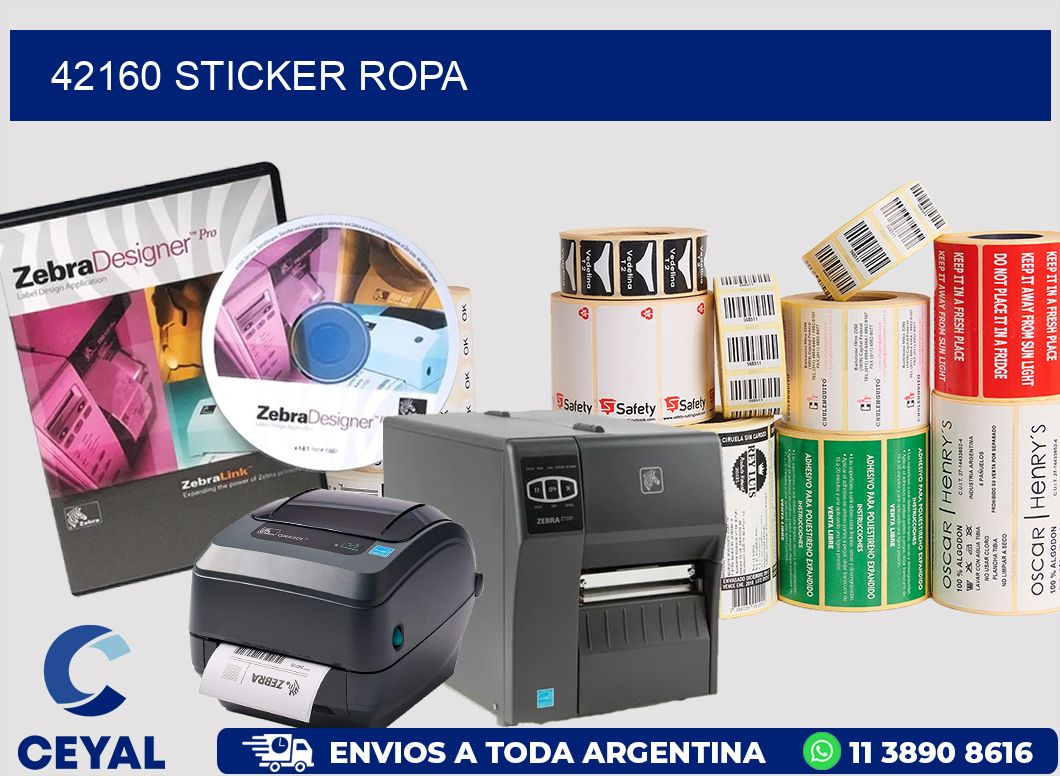 42160 STICKER ROPA