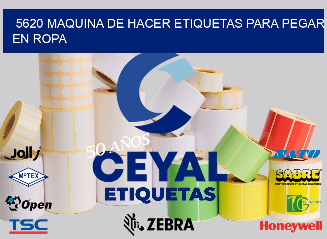 5620 MAQUINA DE HACER ETIQUETAS PARA PEGAR EN ROPA