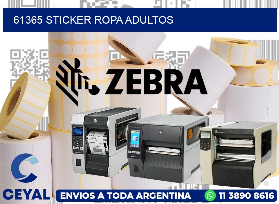 61365 STICKER ROPA ADULTOS