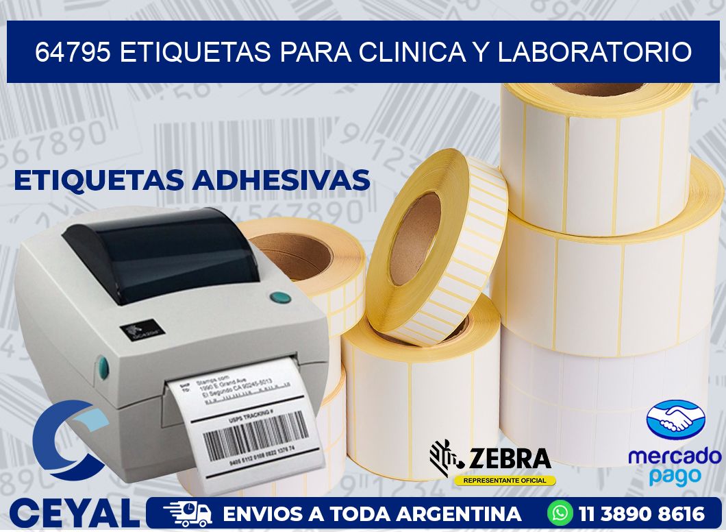 64795 ETIQUETAS PARA CLINICA Y LABORATORIO