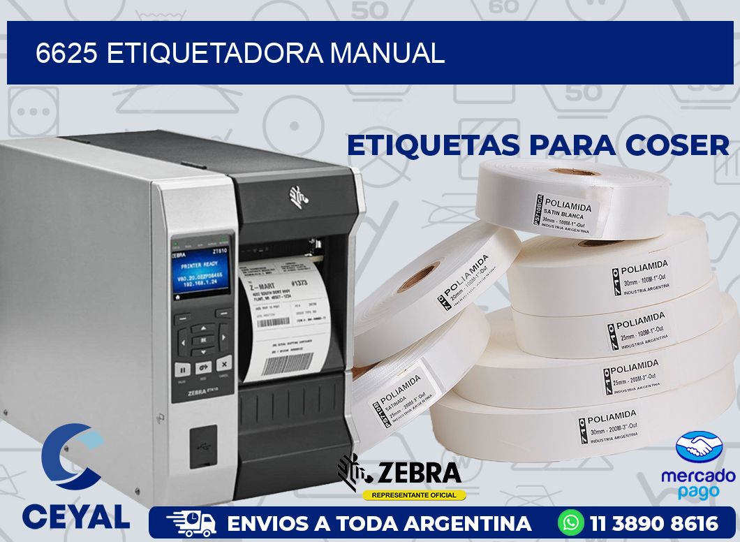 6625 ETIQUETADORA MANUAL