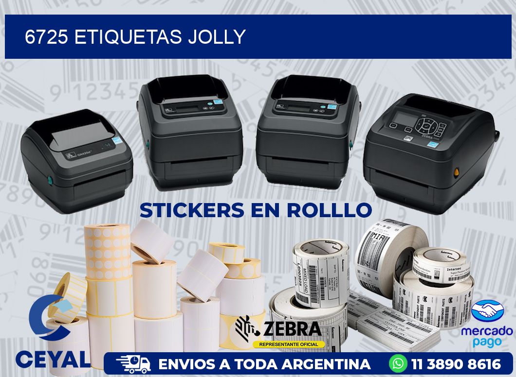 6725 ETIQUETAS JOLLY