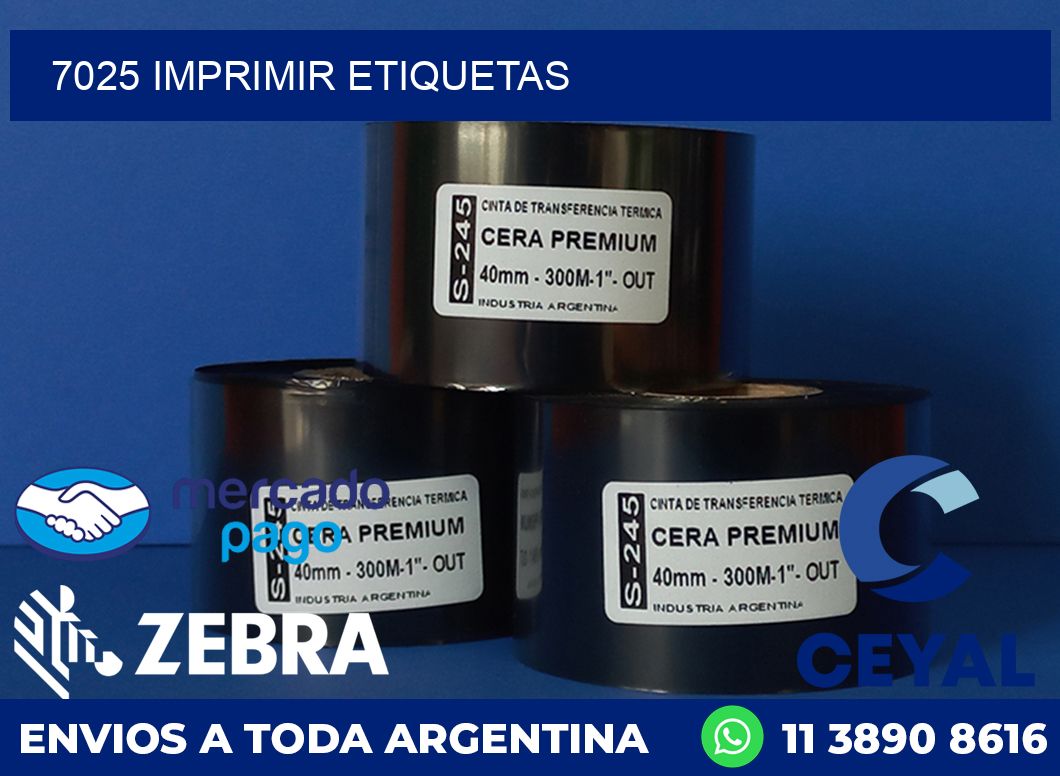 7025 IMPRIMIR ETIQUETAS