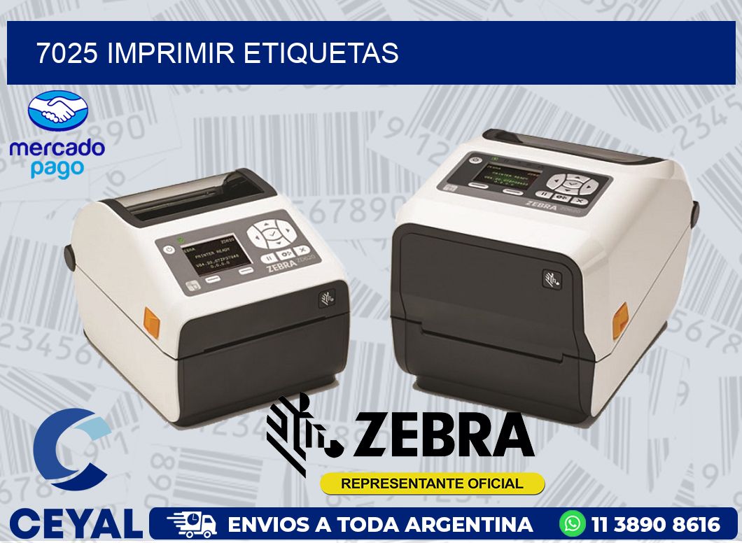 7025 IMPRIMIR ETIQUETAS