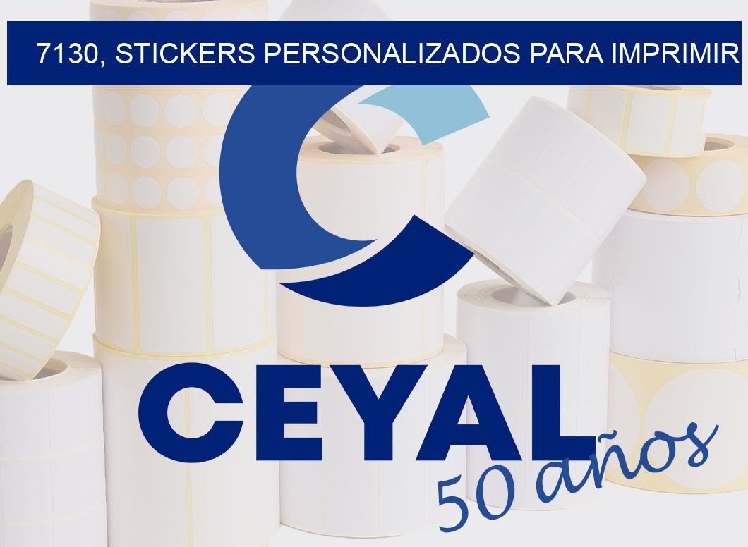 7130, stickers personalizados para imprimir