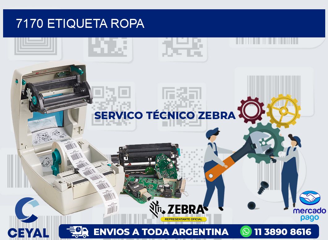 7170 ETIQUETA ROPA