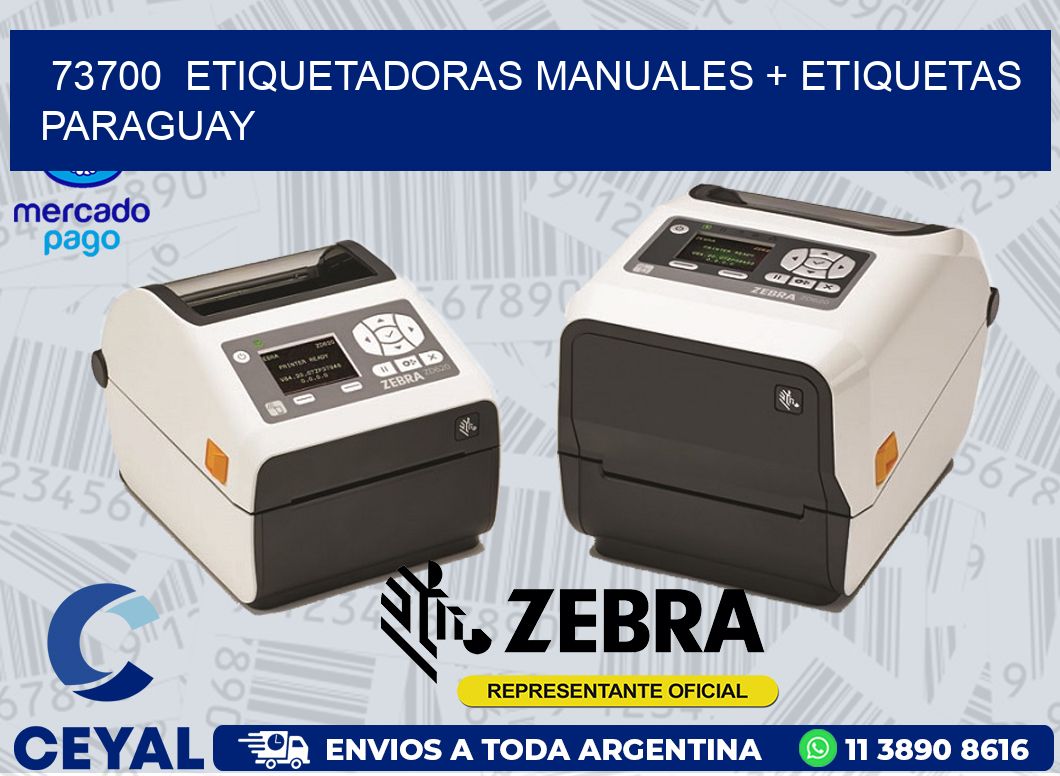 73700  ETIQUETADORAS MANUALES + ETIQUETAS PARAGUAY