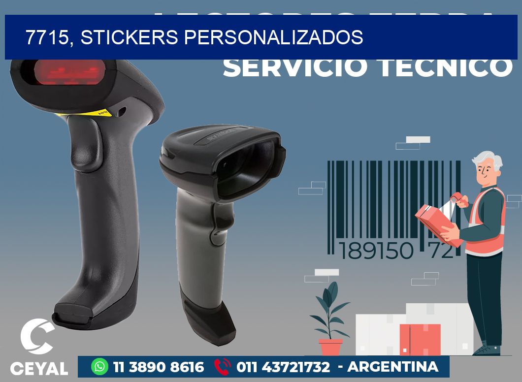 7715, stickers personalizados