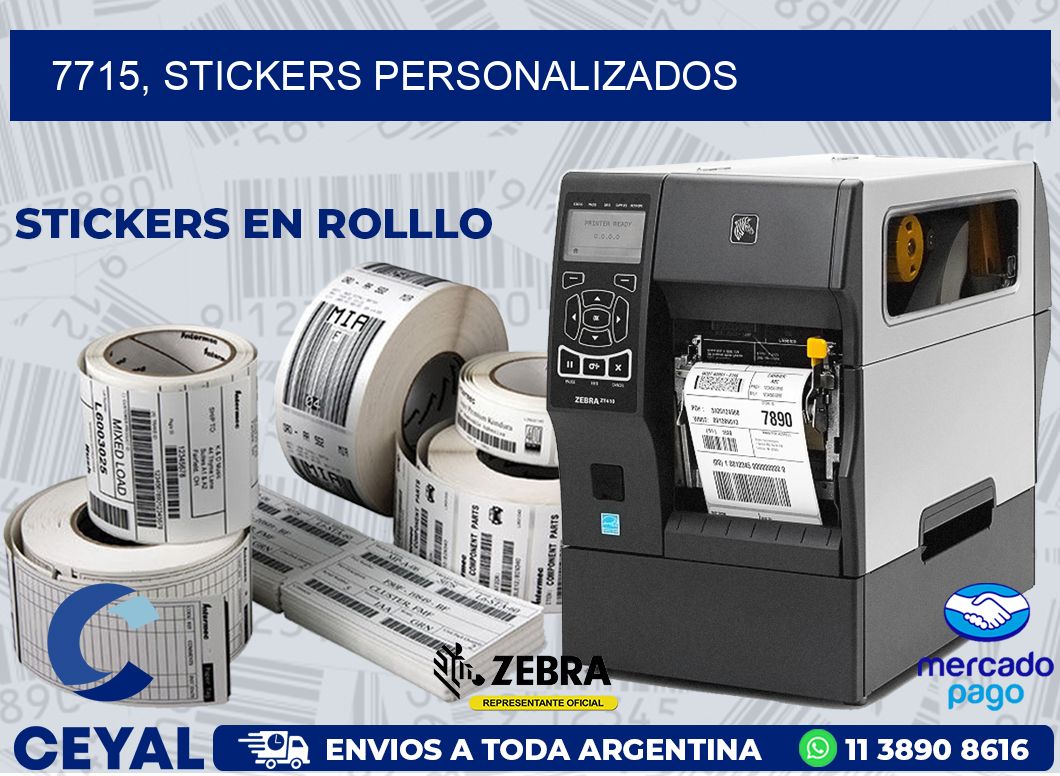 7715, stickers personalizados