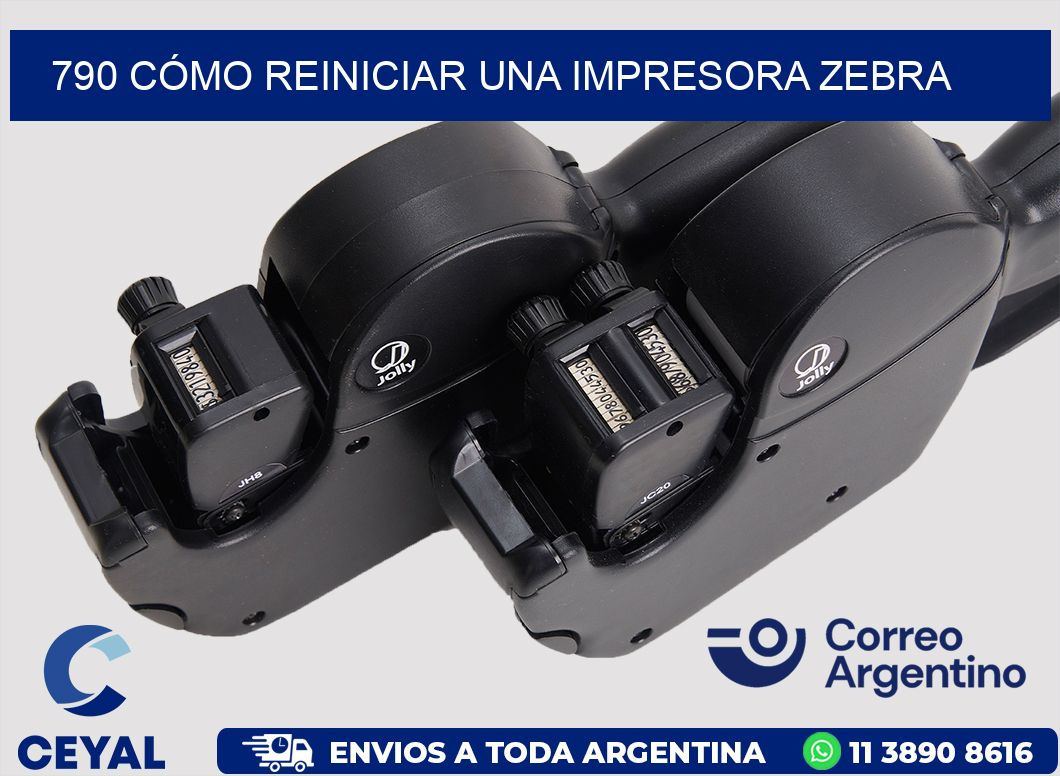 790 CÓMO REINICIAR UNA IMPRESORA ZEBRA