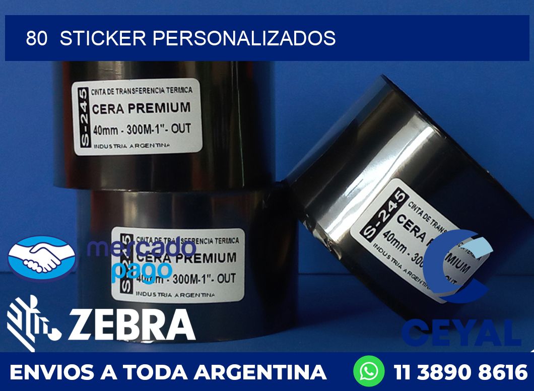 80  sticker personalizados