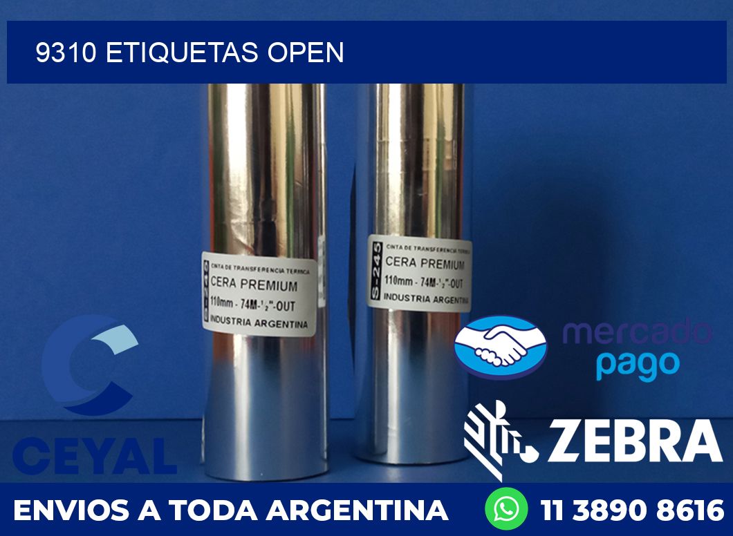 9310 ETIQUETAS OPEN