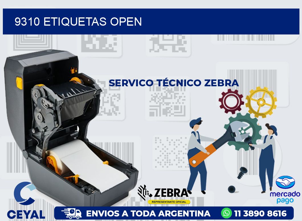 9310 ETIQUETAS OPEN