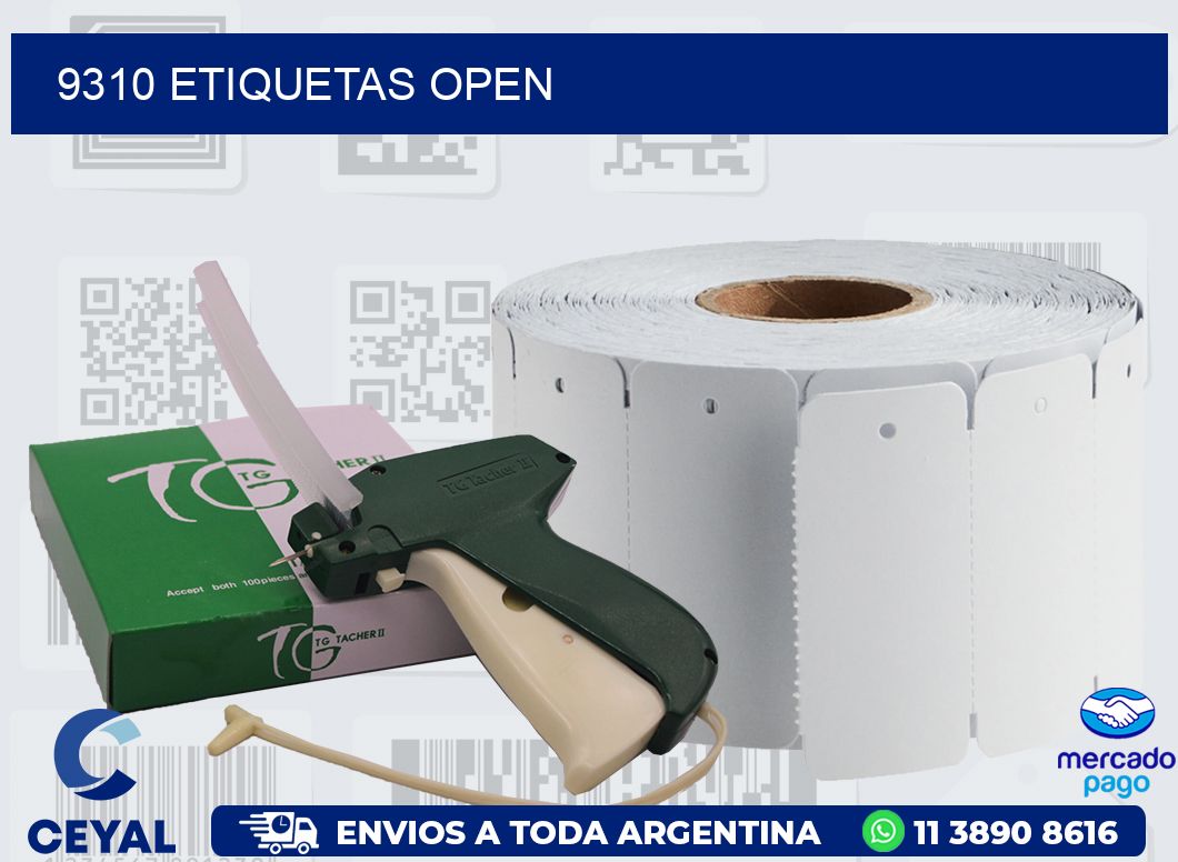 9310 ETIQUETAS OPEN