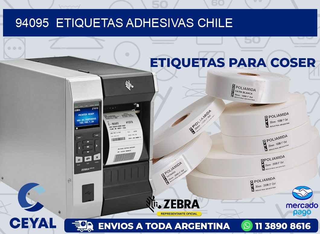 94095  ETIQUETAS ADHESIVAS CHILE