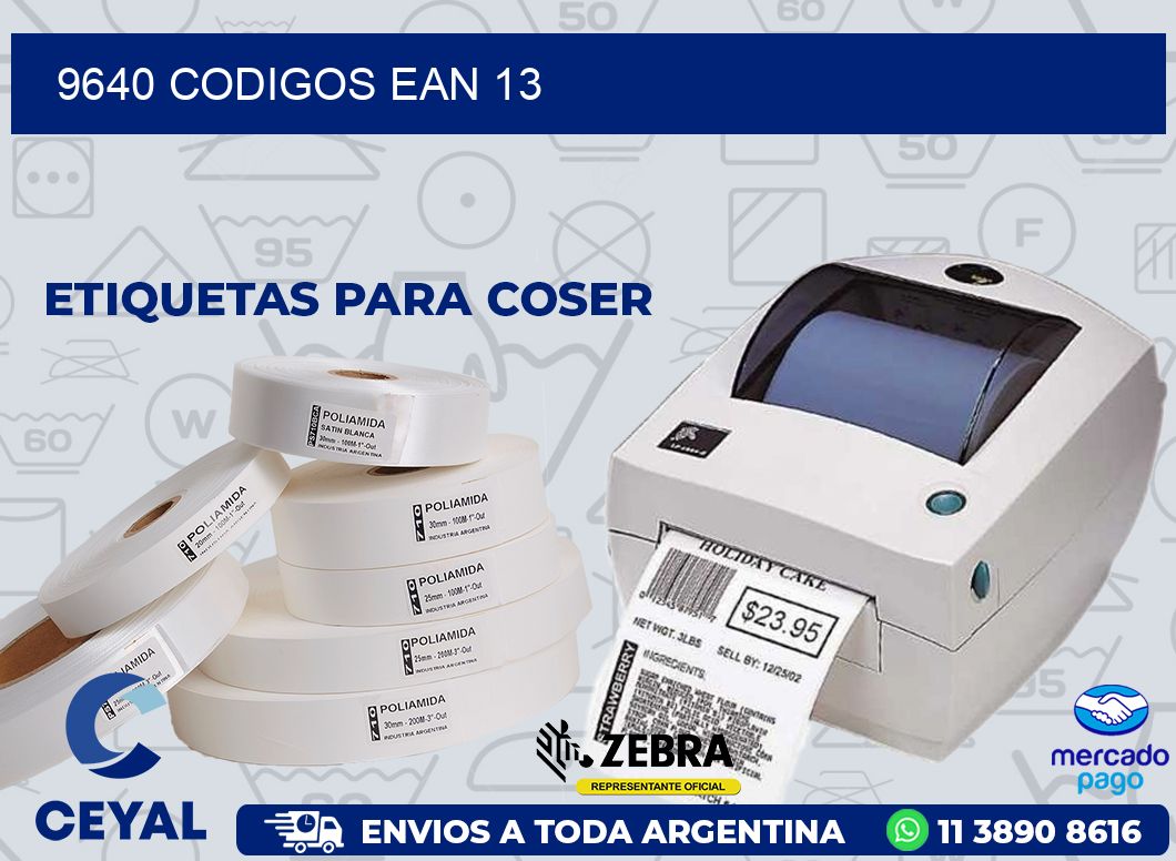 9640 CODIGOS EAN 13