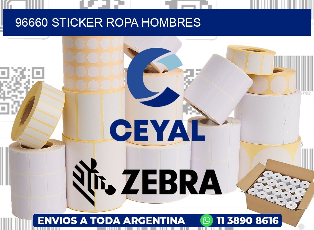 96660 STICKER ROPA HOMBRES