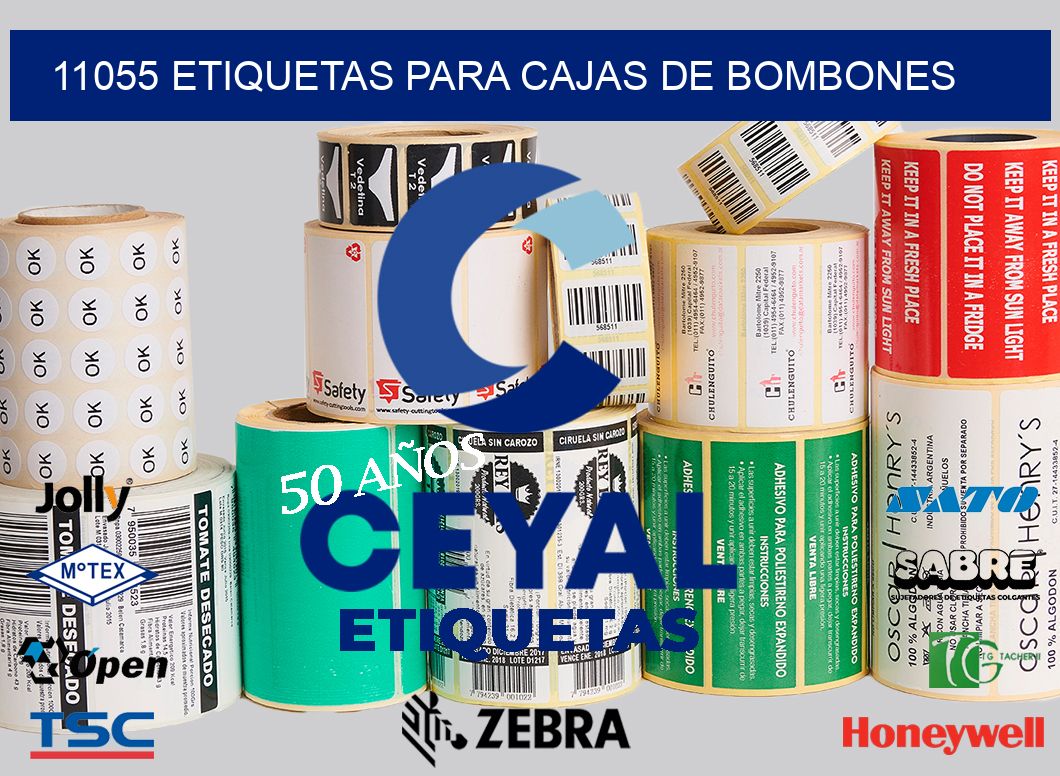 11055 ETIQUETAS PARA CAJAS DE BOMBONES