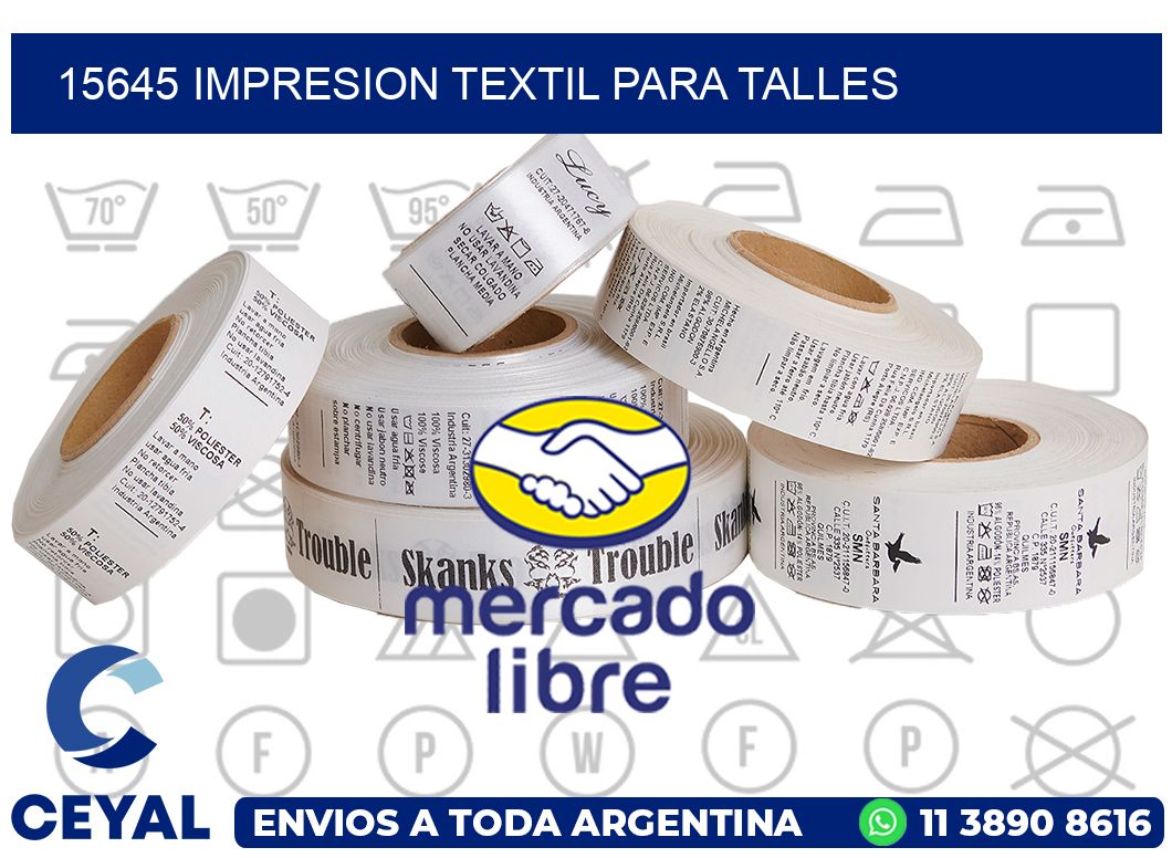 15645 IMPRESION TEXTIL PARA TALLES