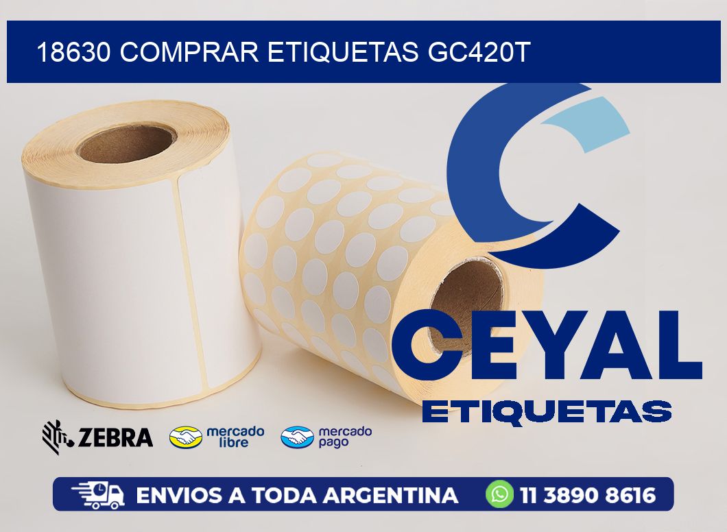 18630 COMPRAR ETIQUETAS GC420T