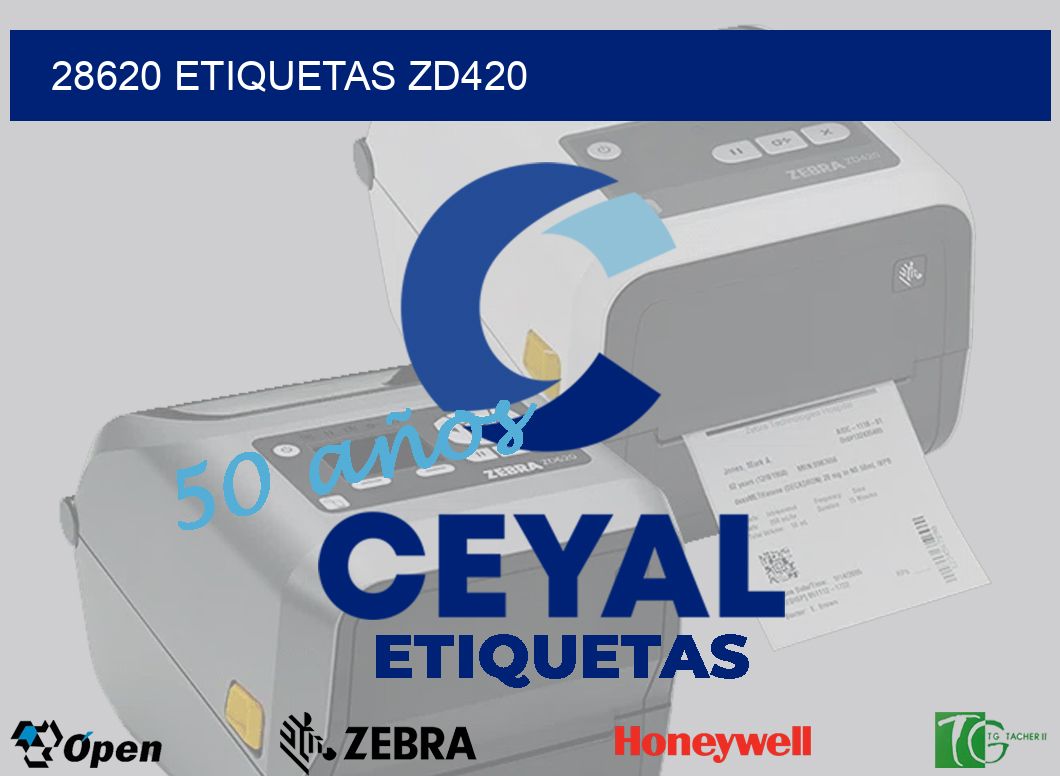 28620 ETIQUETAS ZD420