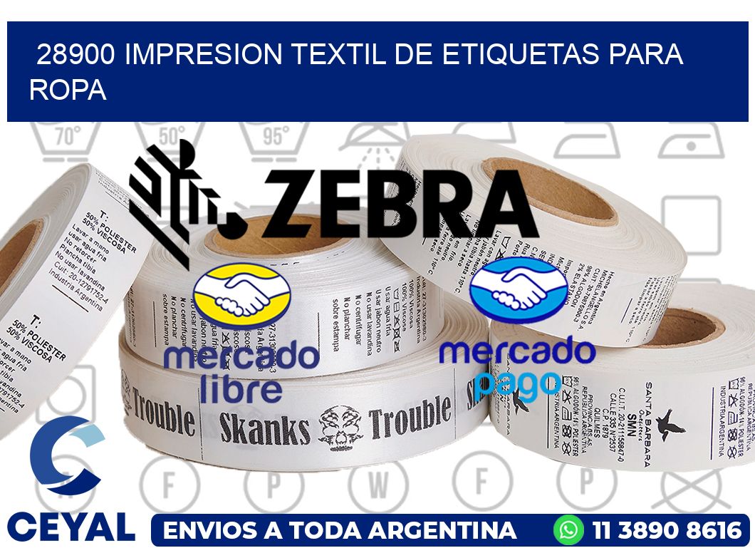 28900 IMPRESION TEXTIL DE ETIQUETAS PARA ROPA