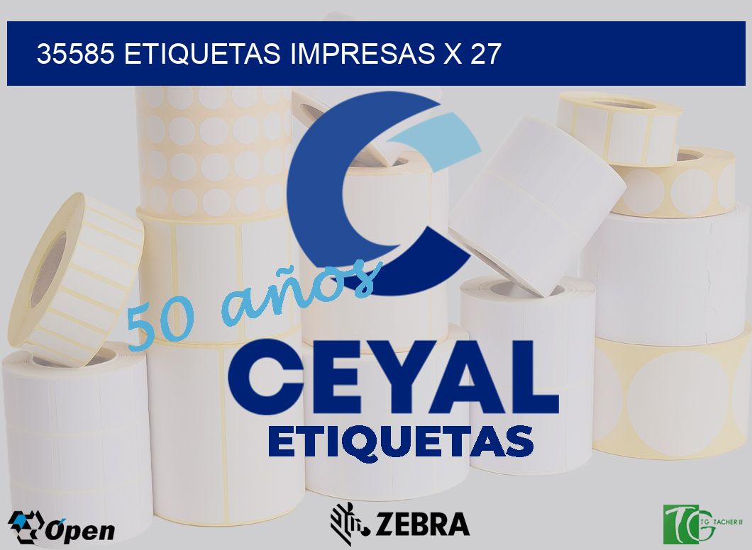 35585 Etiquetas impresas x 27