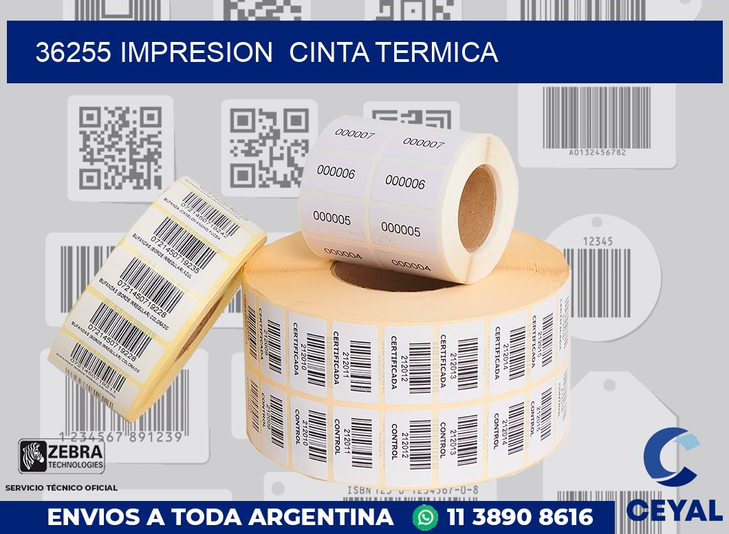 36255 impresion  cinta termica