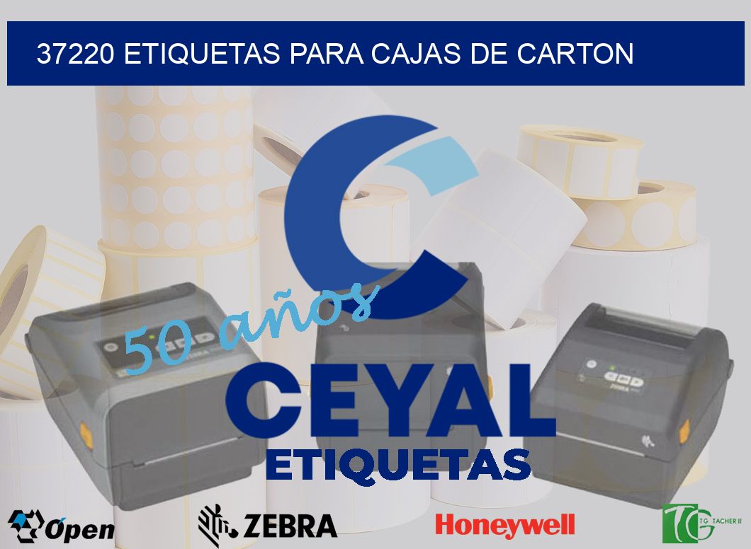 37220 ETIQUETAS PARA CAJAS DE CARTON