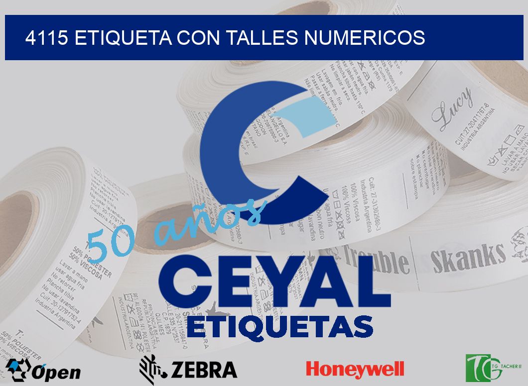 4115 ETIQUETA CON TALLES NUMERICOS