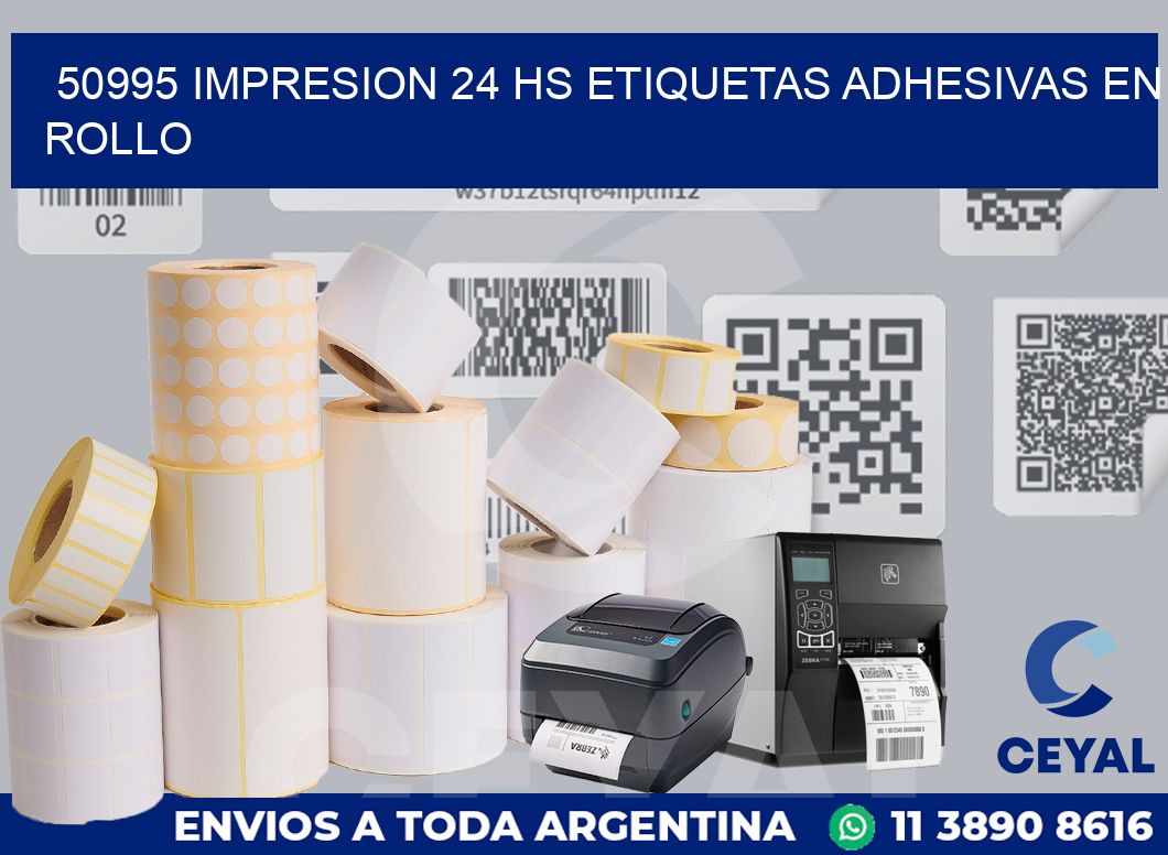 50995 impresion 24 hs etiquetas adhesivas en rollo