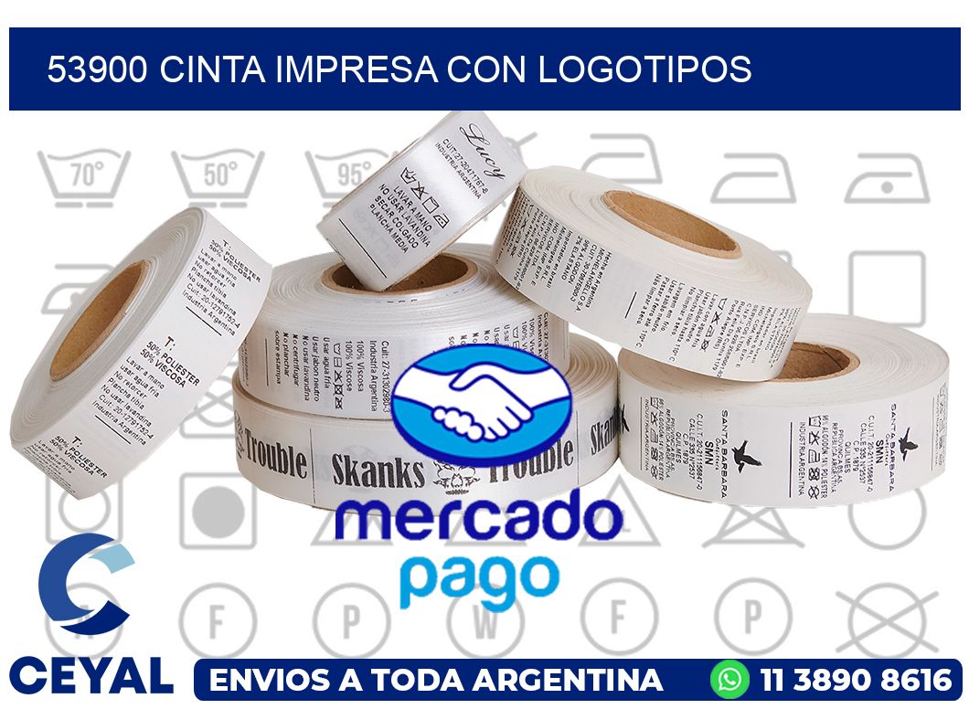 53900 CINTA IMPRESA CON LOGOTIPOS