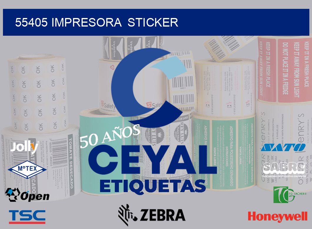 55405 impresora  sticker