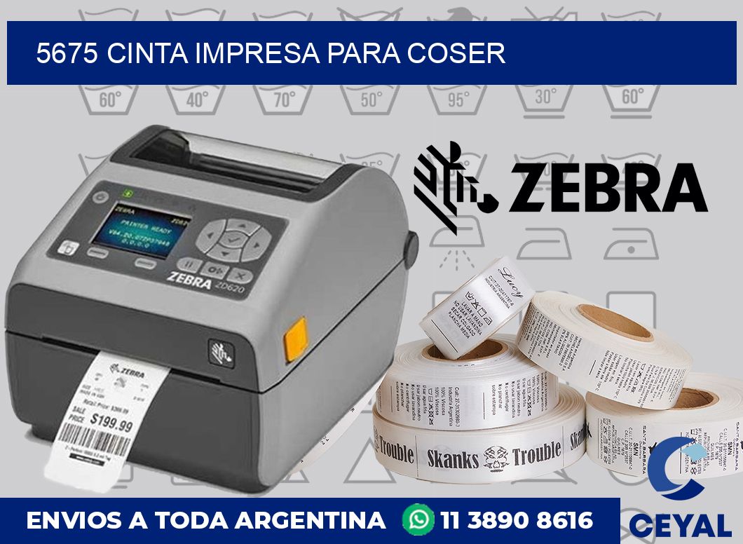 5675 CINTA IMPRESA PARA COSER