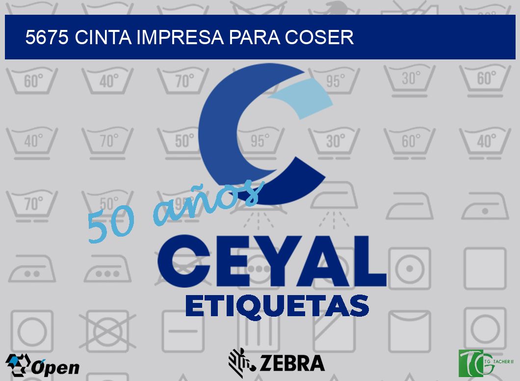 5675 CINTA IMPRESA PARA COSER