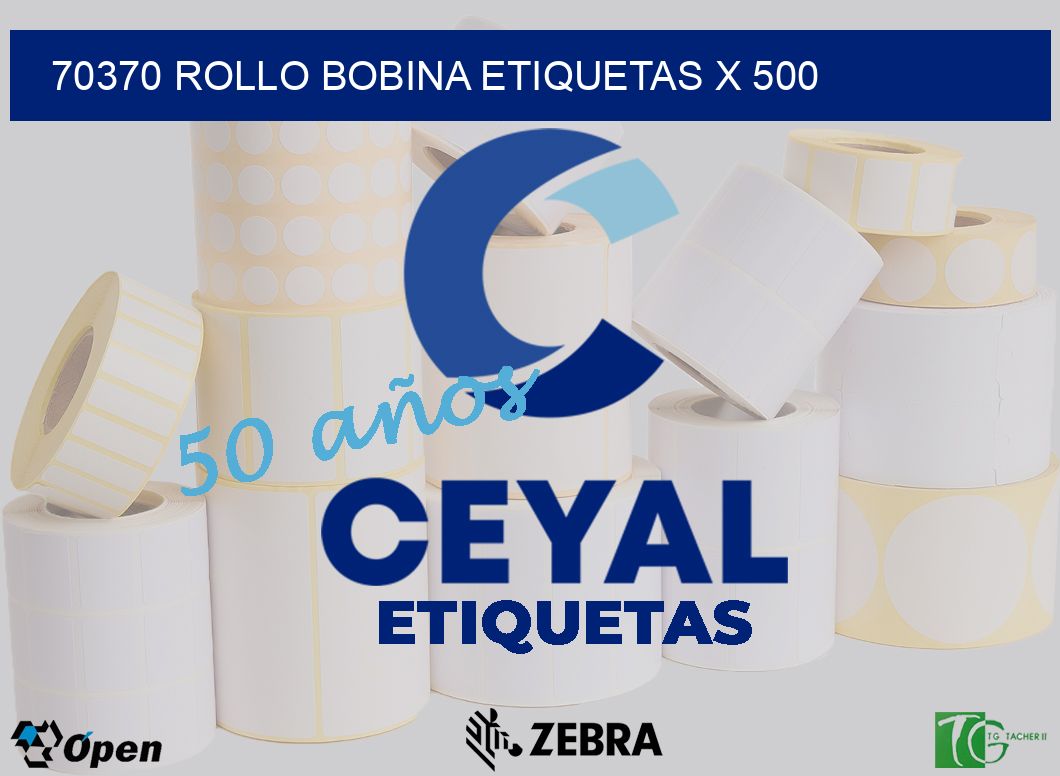 70370 Rollo bobina etiquetas x 500