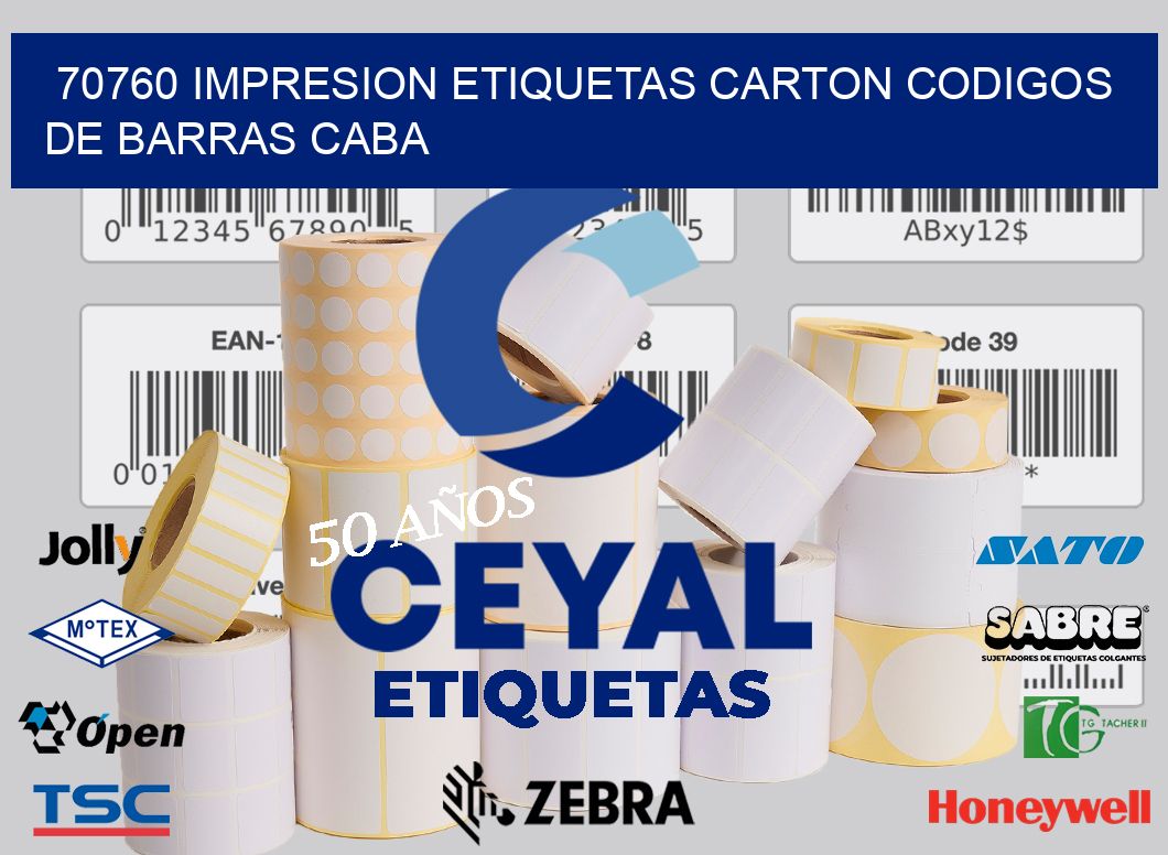 70760 IMPRESION ETIQUETAS CARTON CODIGOS DE BARRAS CABA