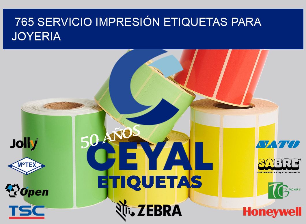 765 SERVICIO IMPRESIÓN ETIQUETAS PARA JOYERIA