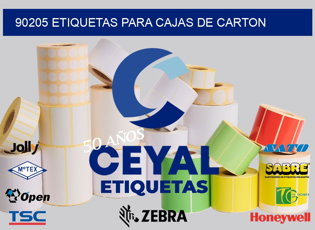 90205 ETIQUETAS PARA CAJAS DE CARTON