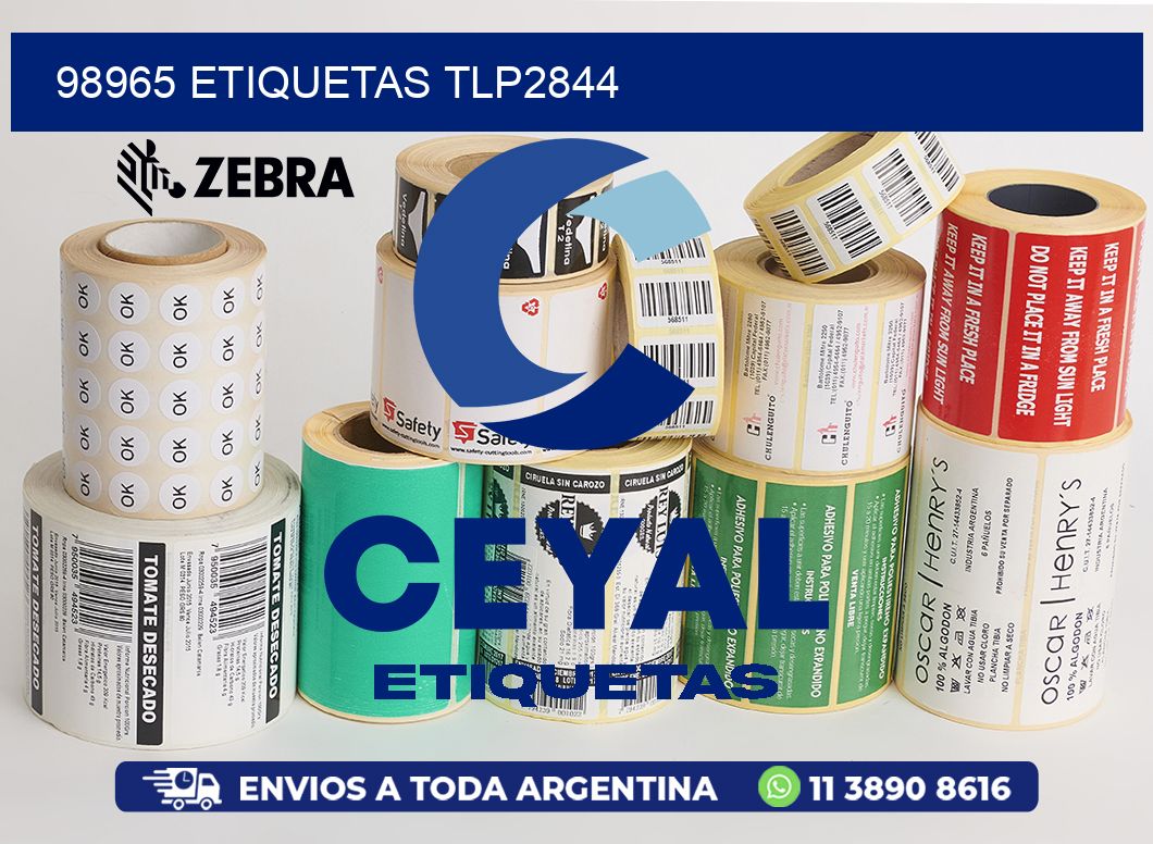 98965 ETIQUETAS TLP2844