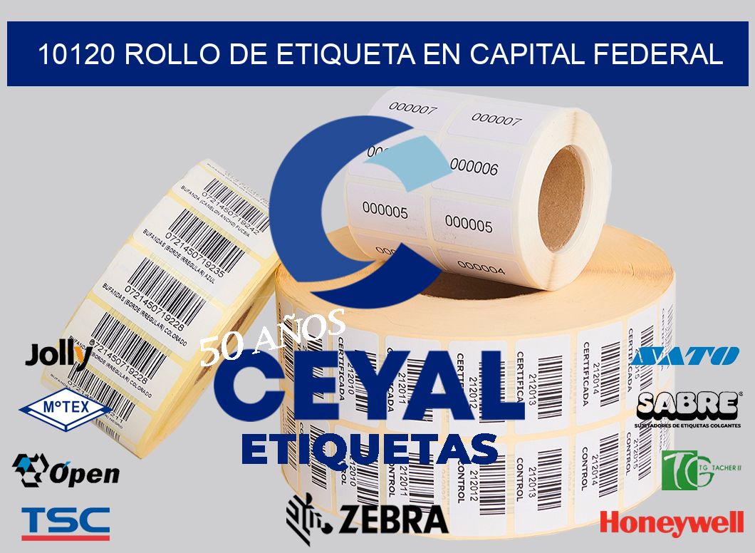 10120 ROLLO DE ETIQUETA EN CAPITAL FEDERAL